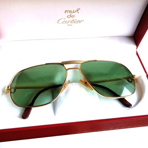 Cartier tank gold sunglasses - tank,